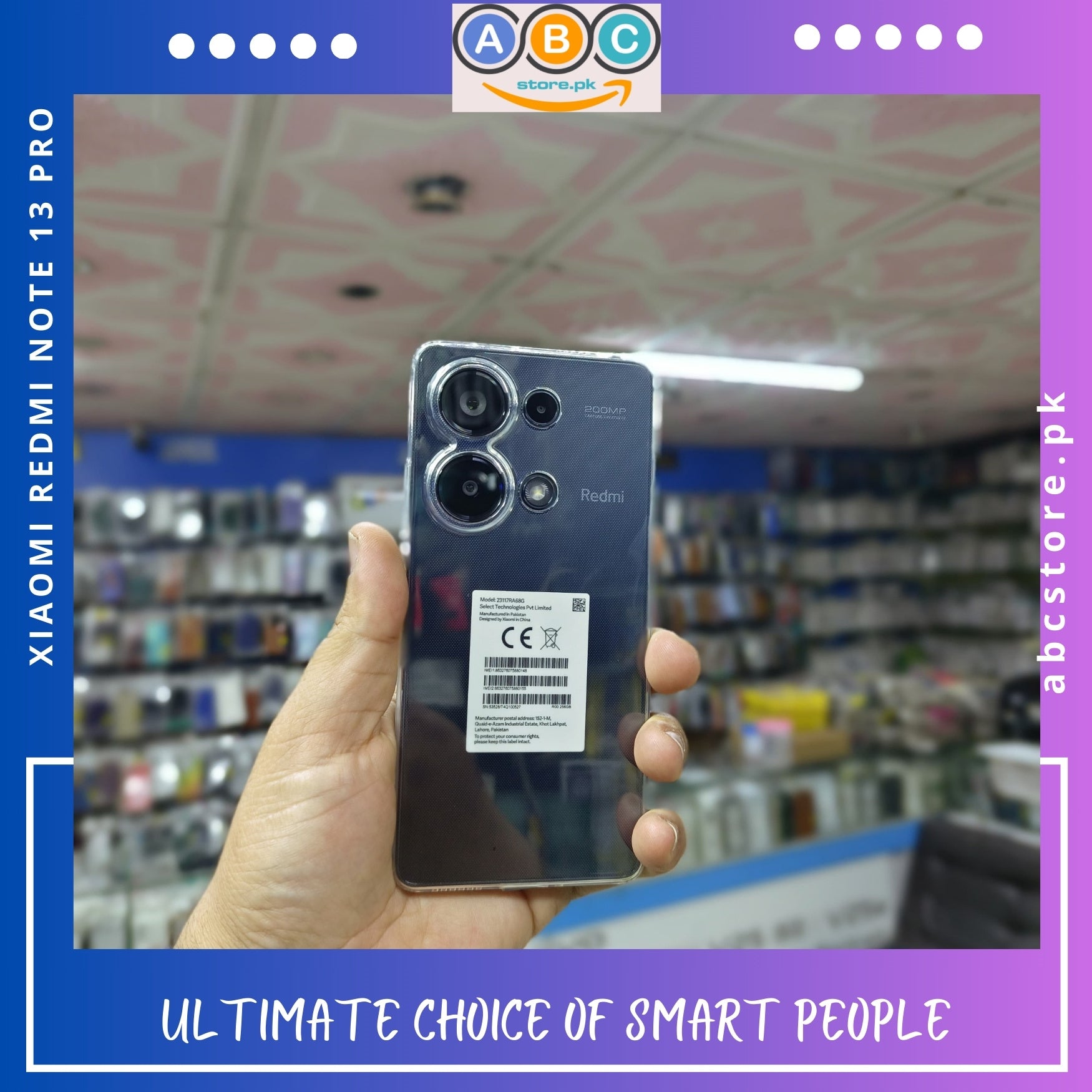 Xiaomi Redmi Note 13 Pro Case, Soft TPU Ultra-Clear with Dust