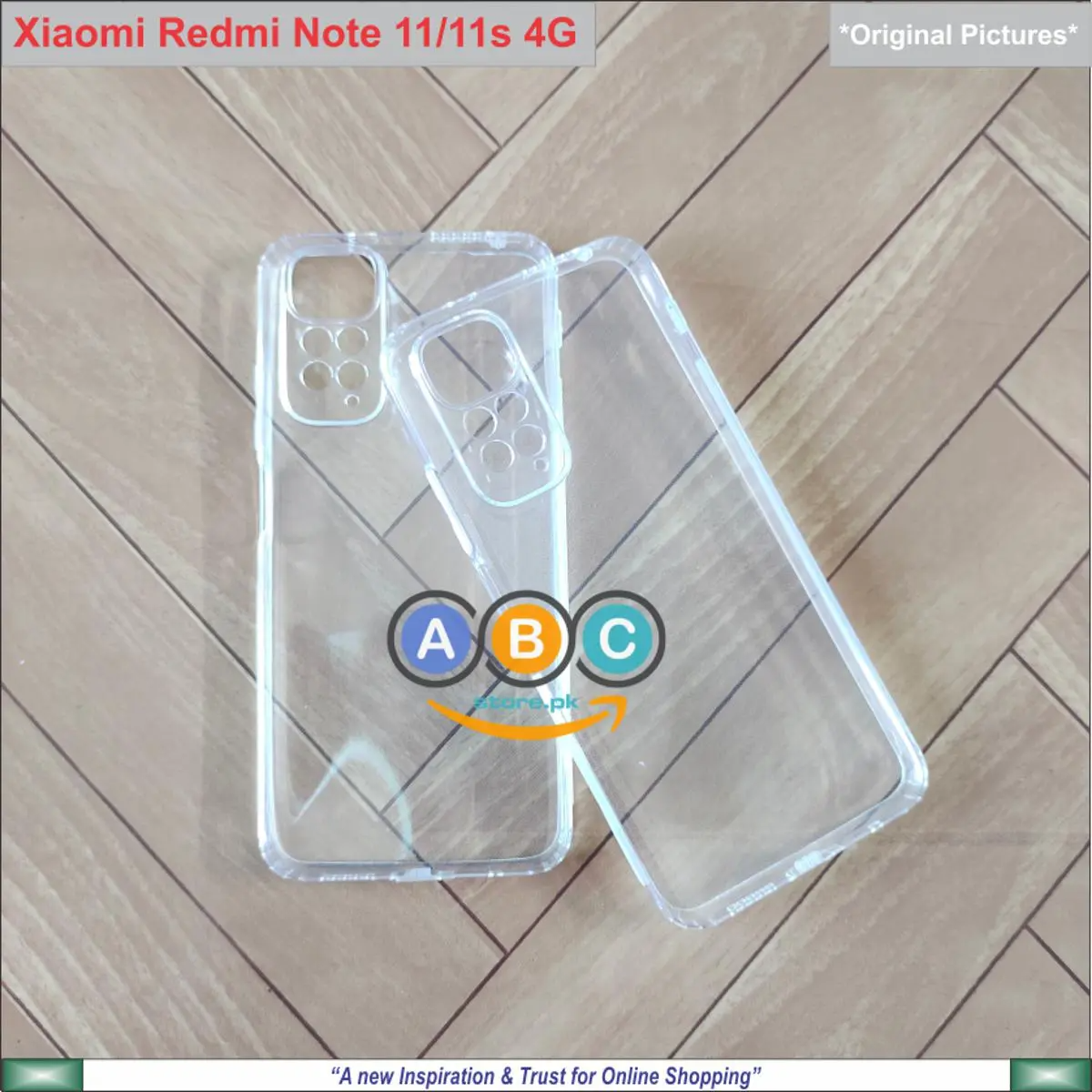 Xiaomi Redmi Note 11 / 11s (4G), Soft TPU with Dust Plugs (NO Corner Bumpers) Ultra Clear Back Cover