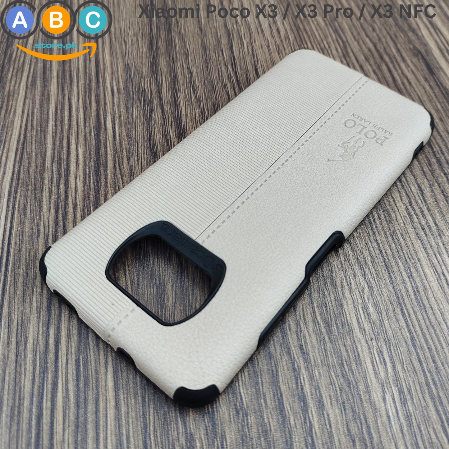 Xiaomi Poco X3 / X3 Pro / X3 NFC Case, Polo Dual Pattern Leather Finish Back Cover