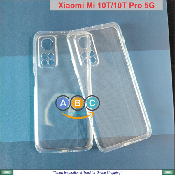 Xiaomi Mi 10T / 10T Pro 5G Case, Soft TPU Ultra-Clear with Dust Plugs (NO Corner Bumpers) Back Cover