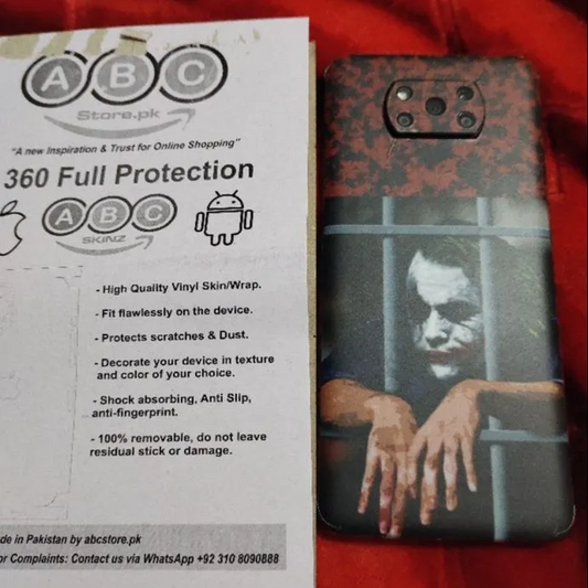 Printed Joker Mobile Wraps for All Phone Brands/Models