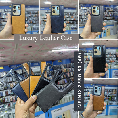 Infinix Zero 30 (4G) Case, X-Level Luxury Leather Back Cover