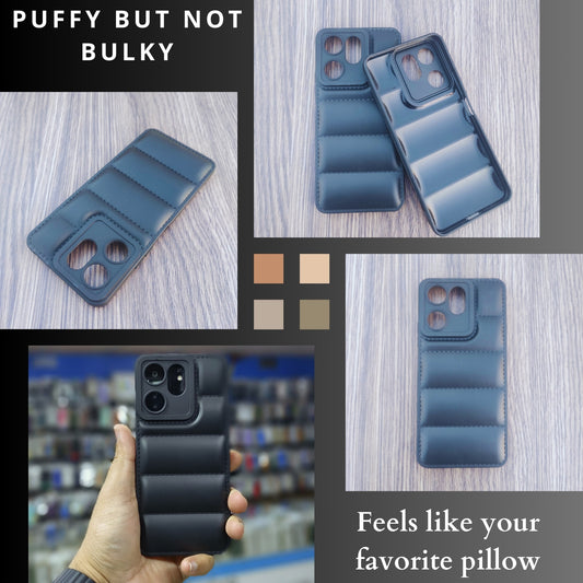 Xiaomi Redmi 13C / Poco C65 Case, Puffer Pattern Soft TPU Silicone Phone Back Cover
