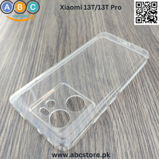 Xiaomi 13T/13T Pro Case, Soft TPU with Dust Plugs (NO Corner Bumpers) Ultra Clear Back Cover