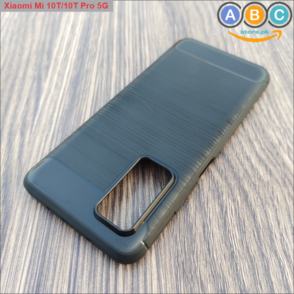 Xiaomi Mi 10T / 10T Pro 5G Case, Brushed Texture TPU Shockproof Back Cover