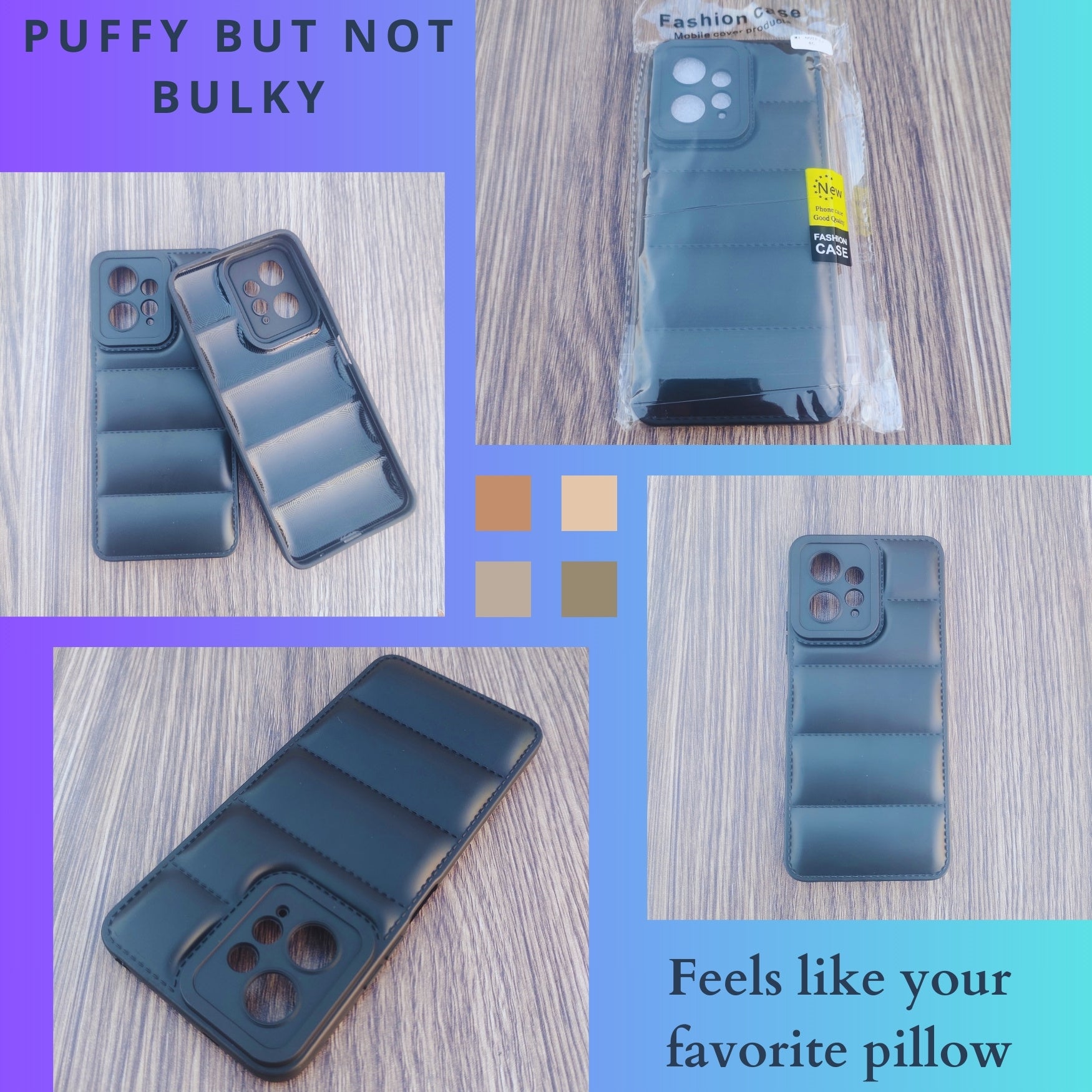 Xiaomi Redmi Note 12 4G Case Puffer Pattern Soft TPU Silicone Phone Xiaomi redmi note 12 4g case puffer pattern soft tpu silicone phone