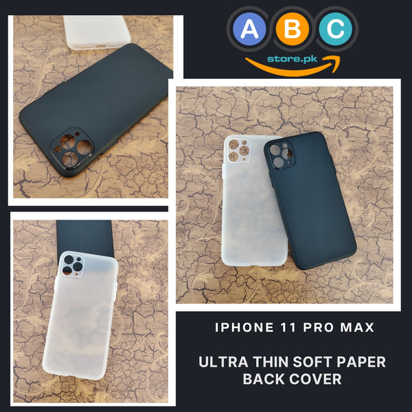 Apple iPhone 11 Pro Max Case, Soft Ultra-thin Matte Finish Light Weight Back Cover