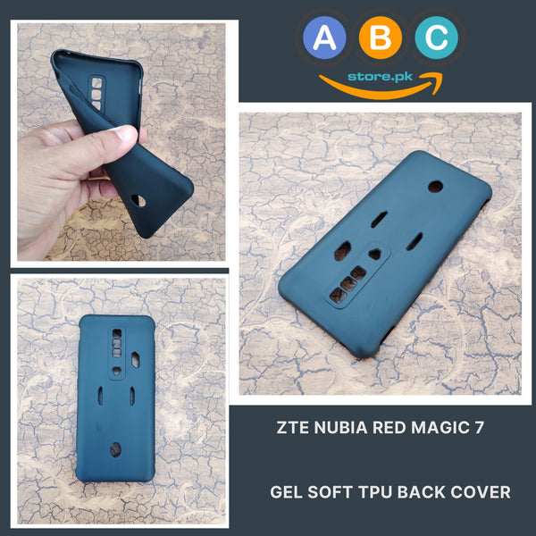 ZTE Nubia Red Magic 7 Case, Soft Colored GEL Ultra Slim and Fit Back Cover