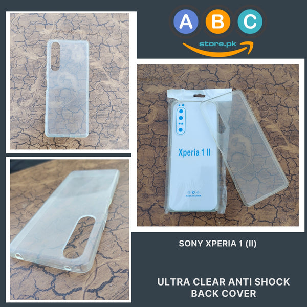 Sony Xperia 1 (II) Case, TPU Ultra Clear Soft Silicone Phone Back Cover