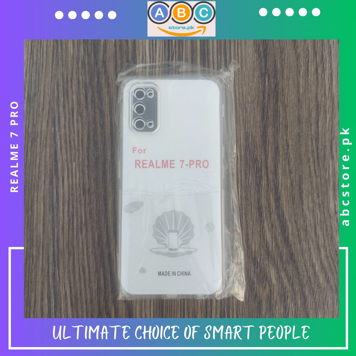 Realme Pro Case, Soft TPU Ultra-Clear with Dust Plugs (NO Corner