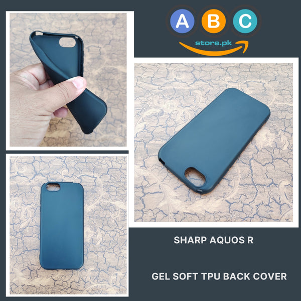 Sharp Aquos R Case, Soft Colored GEL Ultra Slim and Fit Back Cover