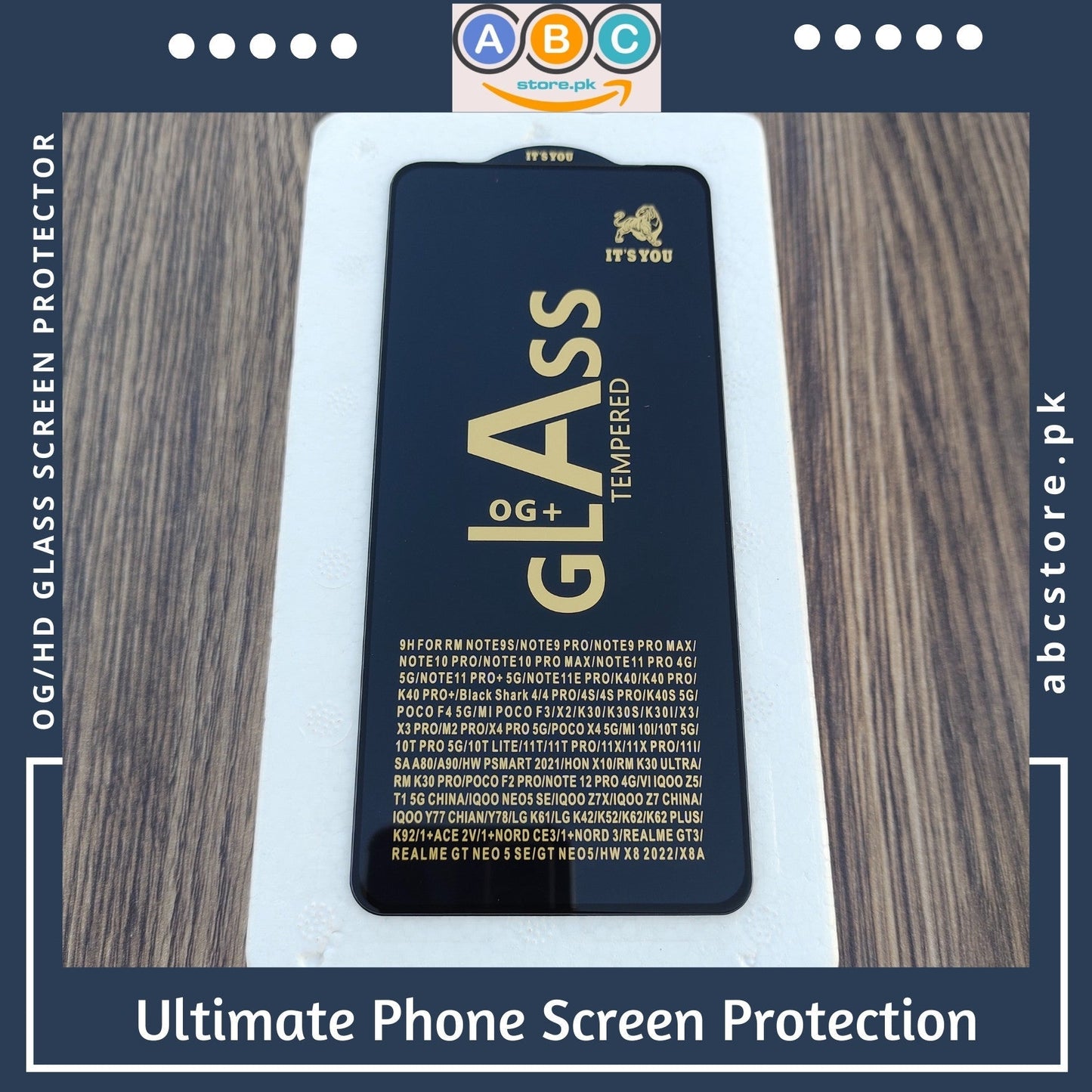Vivo Y100, OG/HD Tempered Glass Screen Protector