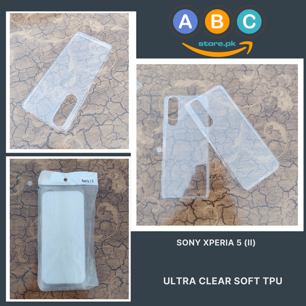 Sony Xperia 5 (II) Case, TPU Ultra Clear Soft Silicone Phone Back Cover