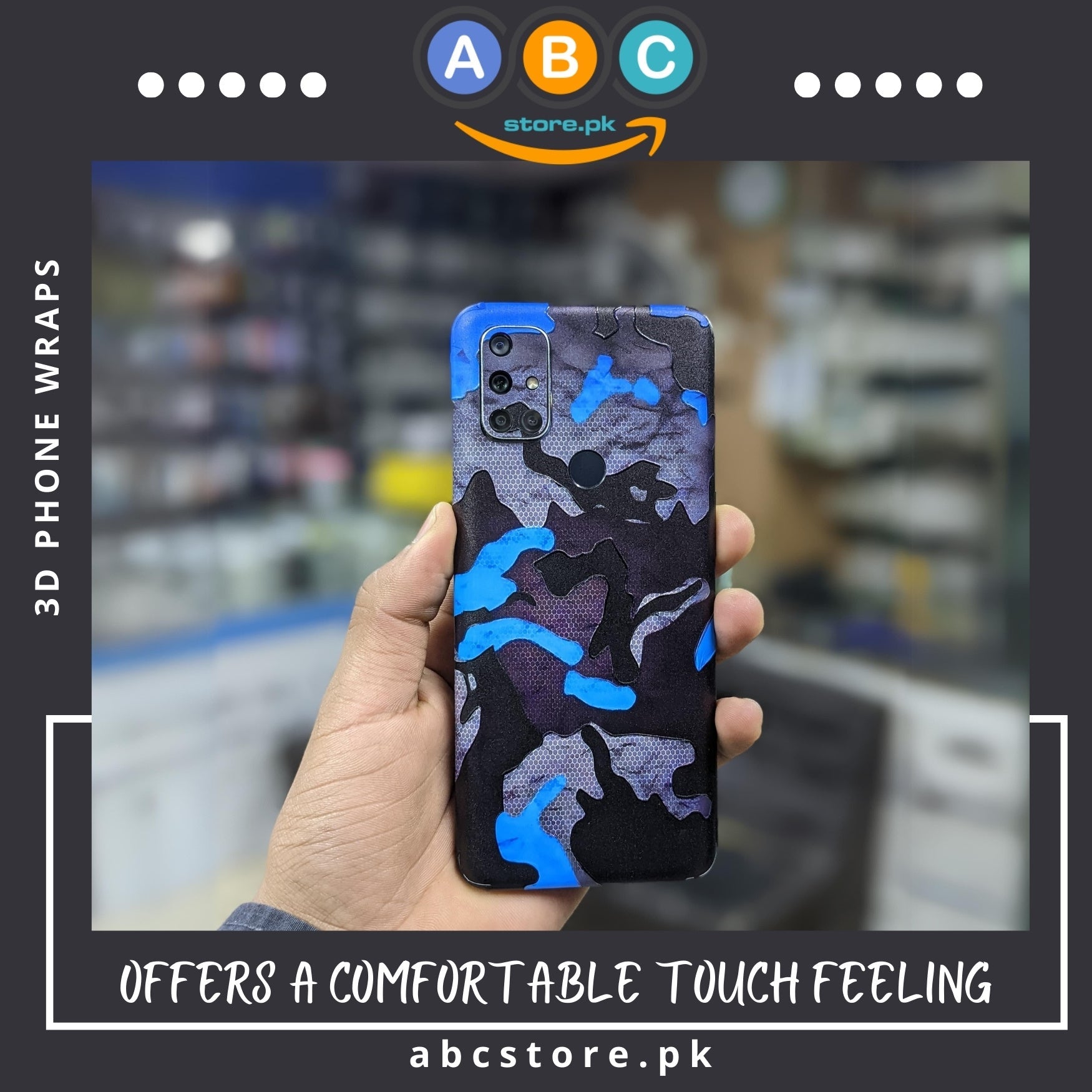 3D Camouflage Pattern Mobile Wraps for All Phone Brands/Models โ ABC Store