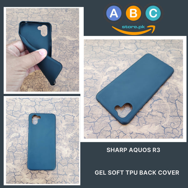 Sharp Aquos R3, Soft Colored GEL Ultra Slim and Fit Back Cover