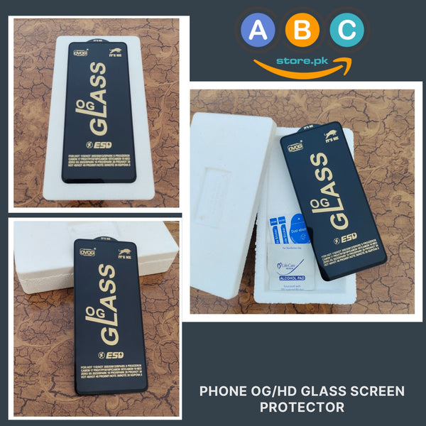 Tecno Camon 18/18P/18T, OG/HD Tempered Glass Screen Protector