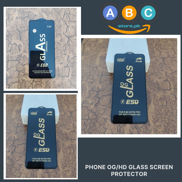 Xiaomi Redmi Note 8 Pro, OG/HD Tempered Glass Screen Protector