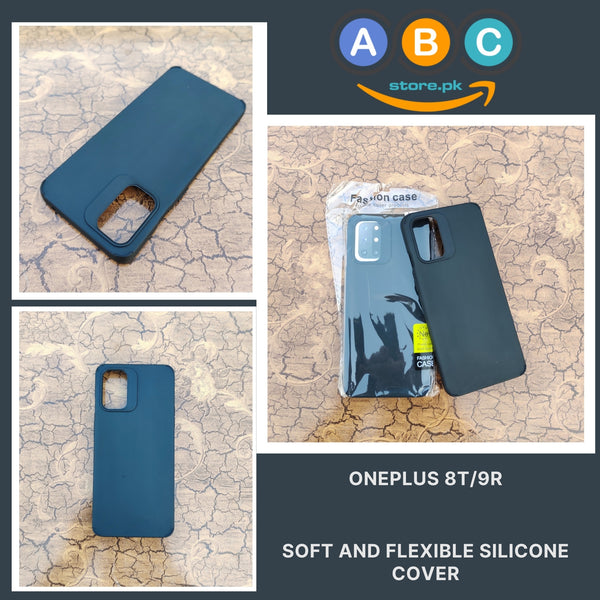 OnePlus 8T/OnePlus 9R Case, TPU Soft and Slim with Camera Protective Bumps Shockproof Back Cover