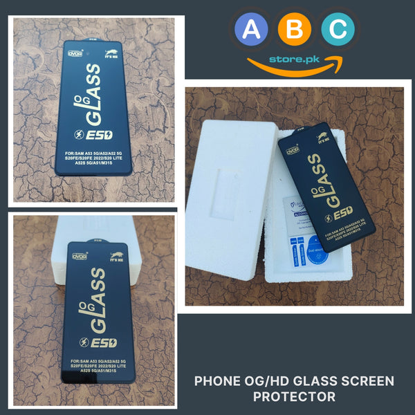 Samsung Glaxy A53 (5G), OG/HD Tempered Glass Screen Protector