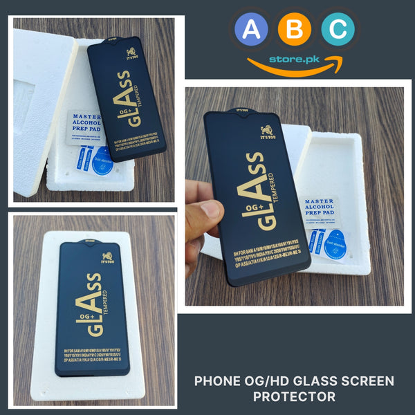 Realme 3/3i, OG/HD Tempered Glass Screen Protector