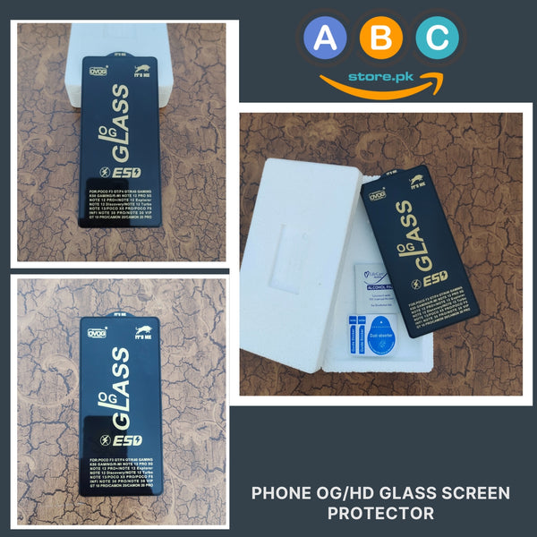 Xiaomi Poco F4 GT, OG/HD Tempered Glass Screen Protector