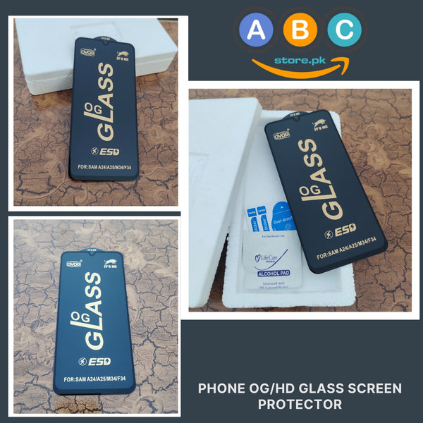 Samsung Galaxy A25 (4G), OG/HD Tempered Glass Screen Protector