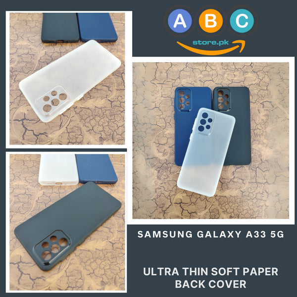 Samsung Galaxy A33 (5G) Case, Soft Ultra-thin Matte Finish Light Weight Back Cover