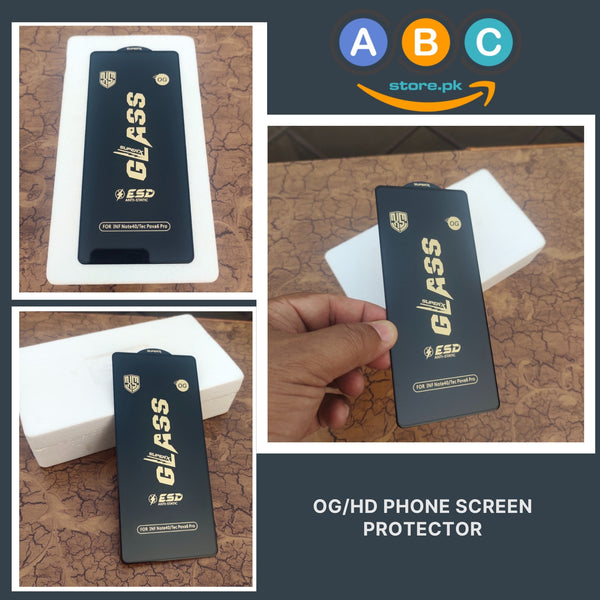 Tecno Camon 30 (4G/5G), OG/HD Tempered Glass Screen Protector