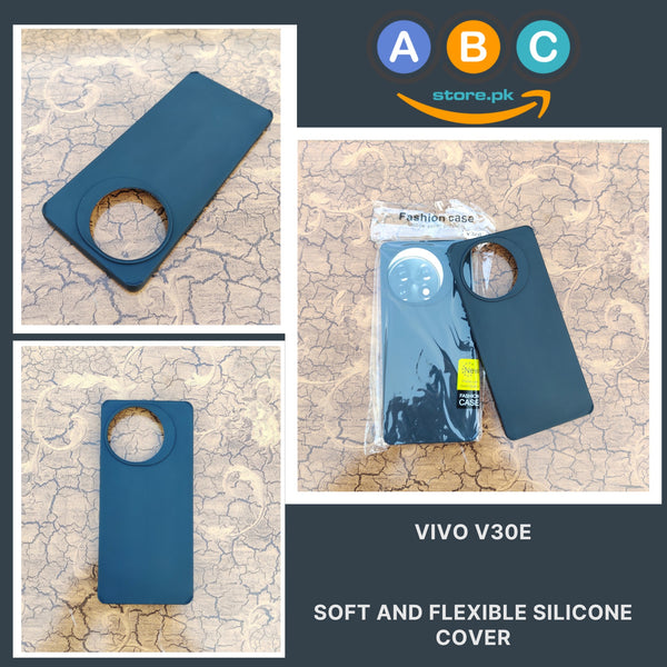 Vivo V30e Case, TPU Soft and Slim with Camera Protective Bumps Shockproof Back Cover