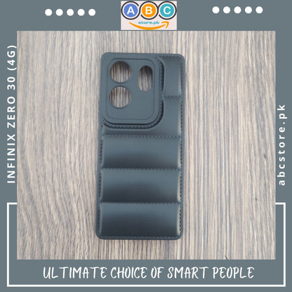 Infinix Zero 30 (4G) Case, Puffer Pattern Soft TPU Silicone Phone Back Cover