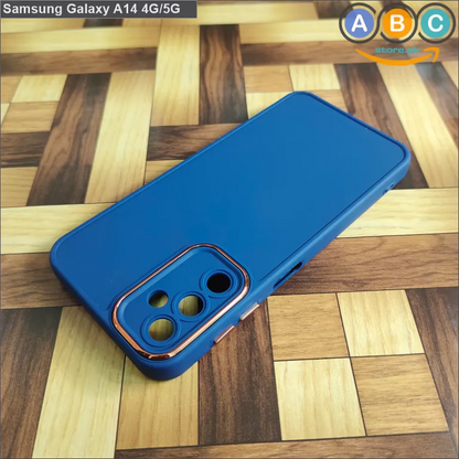 Samsung Galaxy A14 (4G/5G), Camera Ring Chromed Soft TPU Back Cover