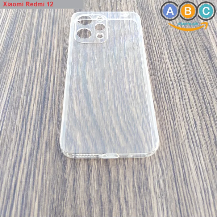 Verco Handyhülle Für Xiaomi Redmi 12 – Transparente Silikon-Hülle, Dünn & Leicht, Durchsichtig, TPU