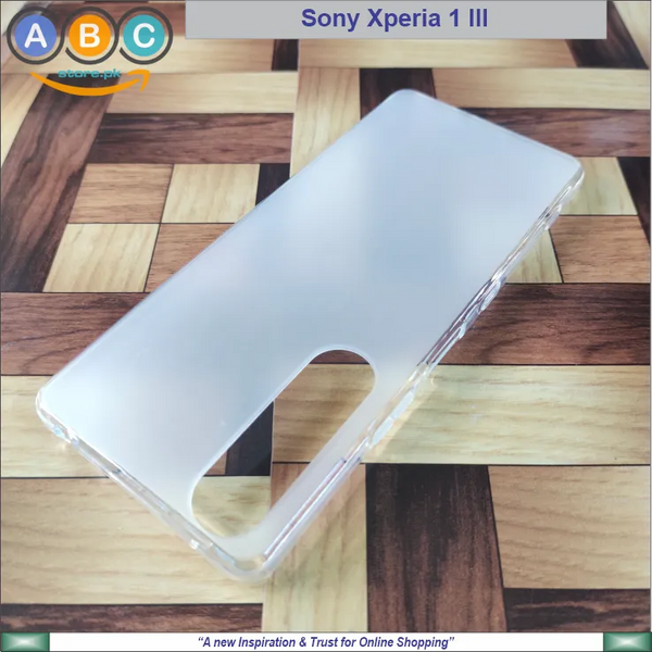 Sony Xperia 1 (III) Case, TPU Ultra Clear Soft Silicone Phone Back Cover