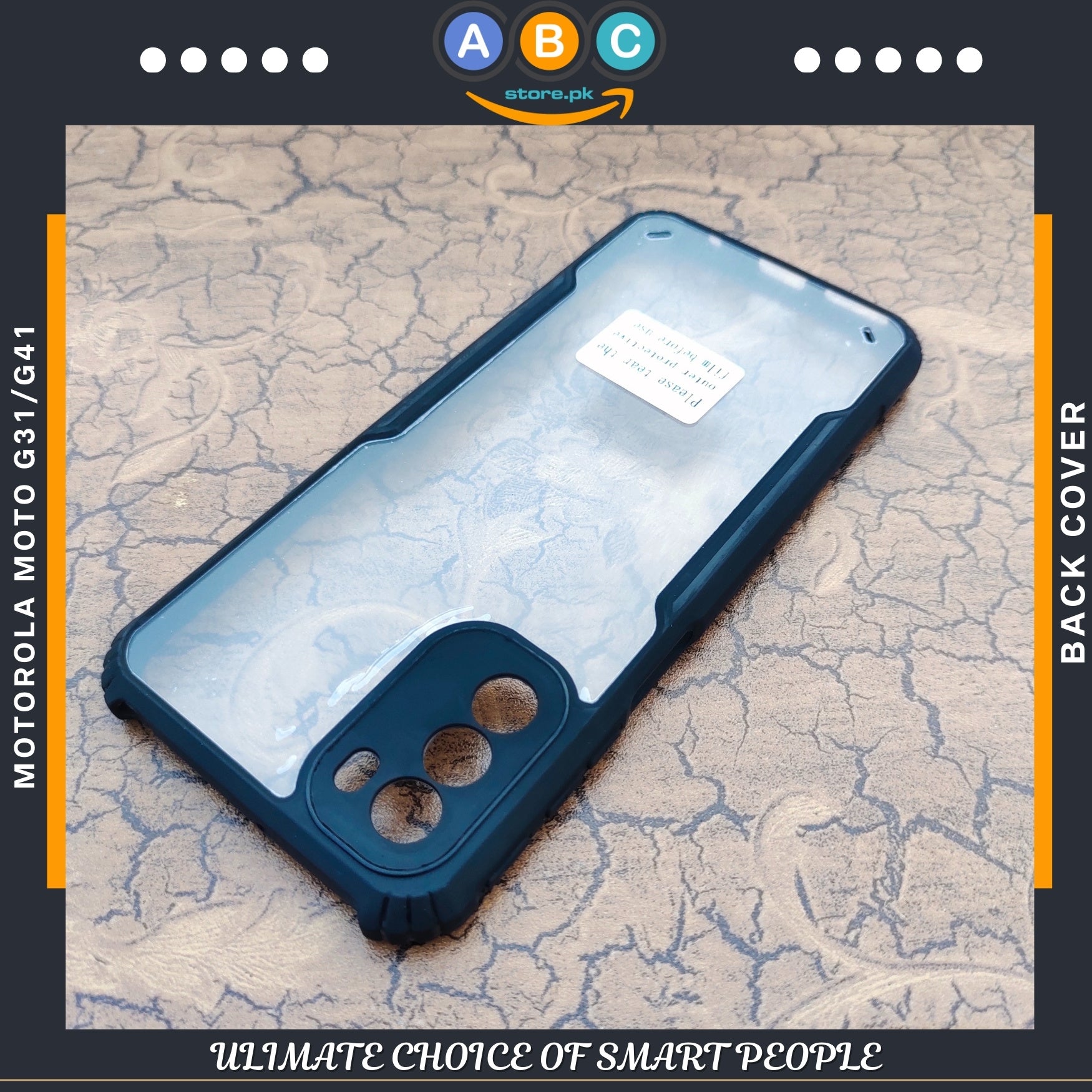 Cover per Motorola Moto G31 / Moto G41, Rugged Custodia Trasparente con Cover per Motorola Moto G31 / Moto G41, Rugged Custodia Trasparente con