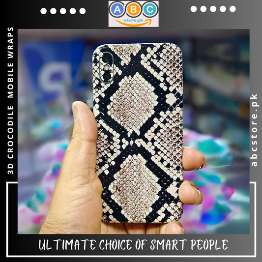 3D Crocodile Pattern Mobile Wraps for All Phone Brands/Models
