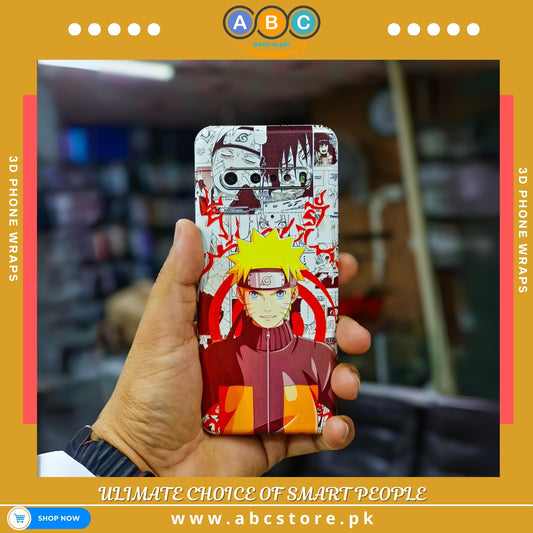 3D Anime & Cartoons Mobile Wraps for All Phone Brands/Models
