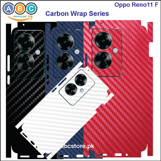 Oppo Reno 11F, Glossy/Matte/Carbon/Leather Textured Full Back Protection Phone Vinyl Wrap