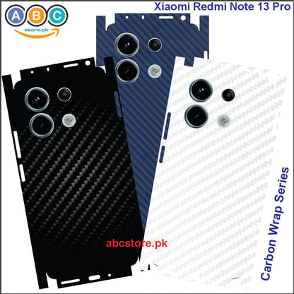 Xiaomi Redmi Note 13 Pro (4G), Glossy/Matte/Carbon/Leather Textured Full Back Protection Phone Vinyl Wrap