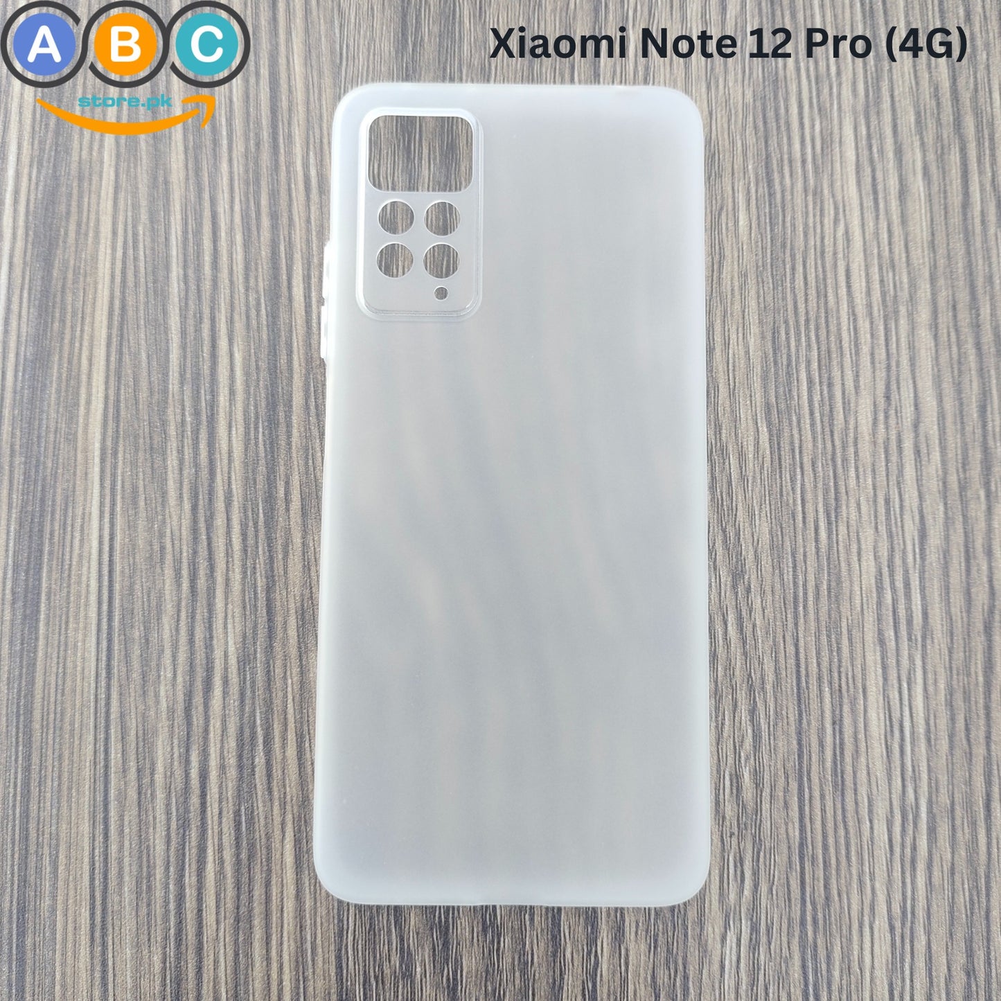 Xiaomi Redmi Note 12 Pro (4G) Case, Soft Ultra-thin Matte Finish Light Weight Back Cover