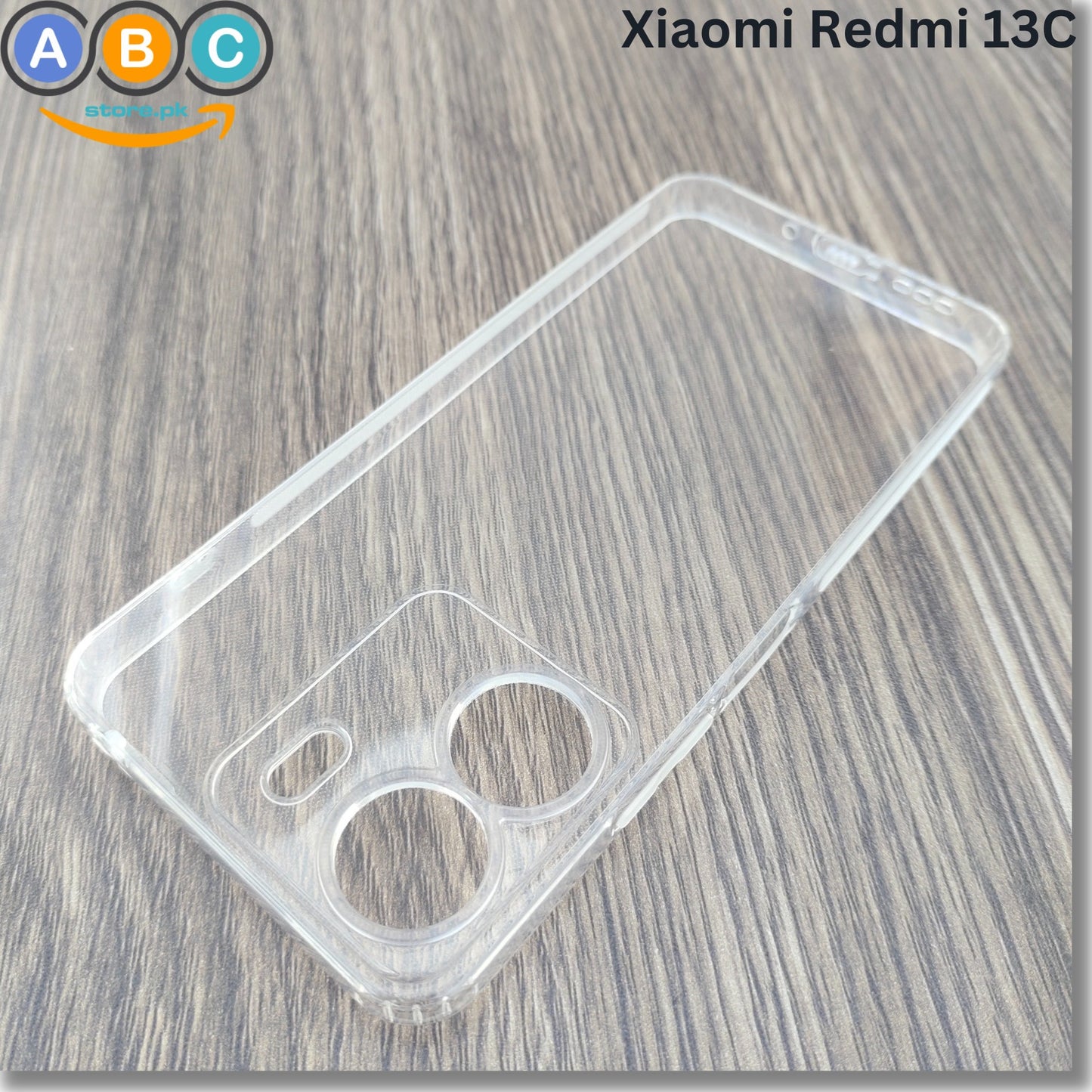 Xiaomi Redmi 13C / Poco C65 Case, Soft TPU with Dust Plugs (NO Corner Bumpers) Ultra Clear Back Cover