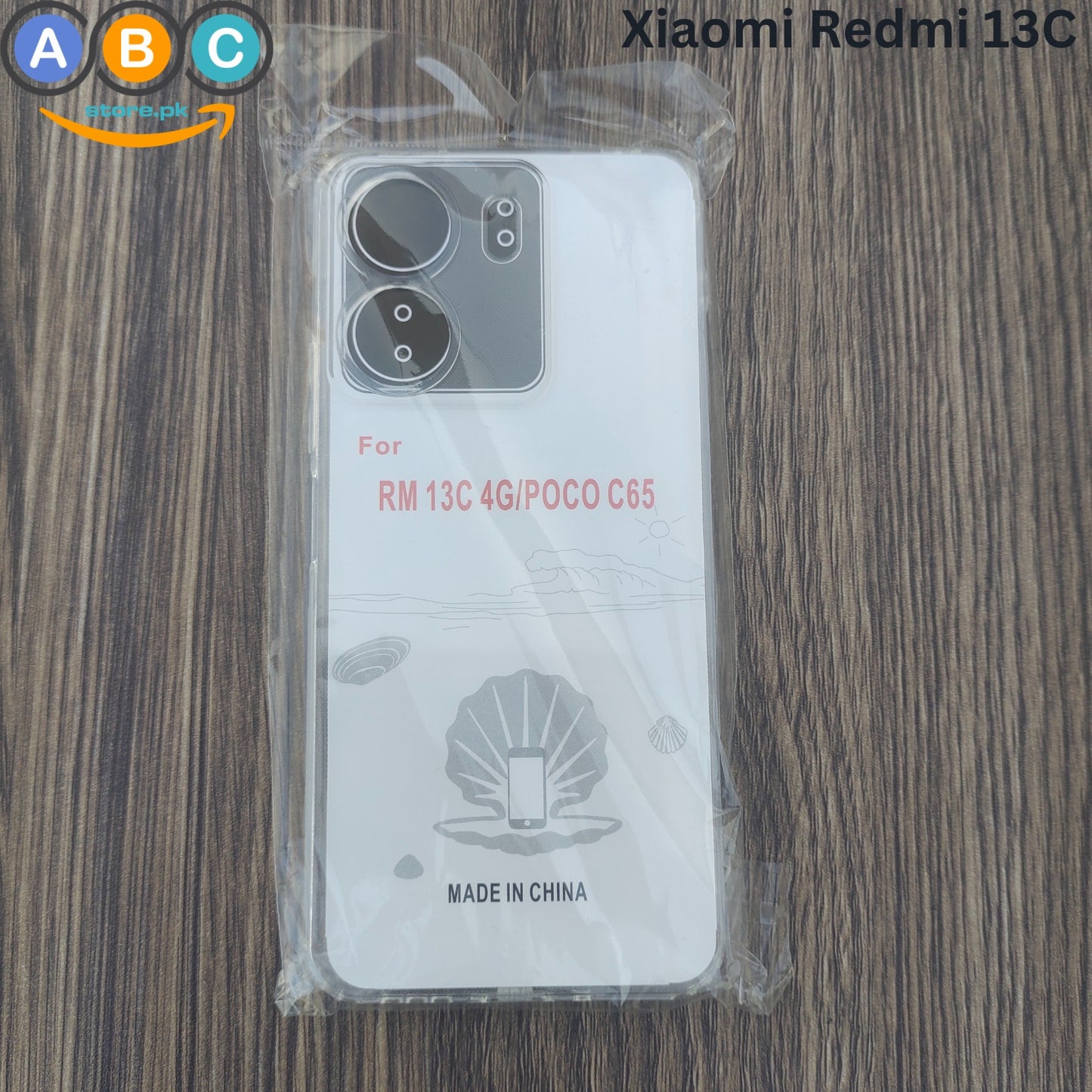 Xiaomi Redmi 13C / Poco C65 Case, Soft TPU with Dust Plugs (NO Corner Bumpers) Ultra Clear Back Cover