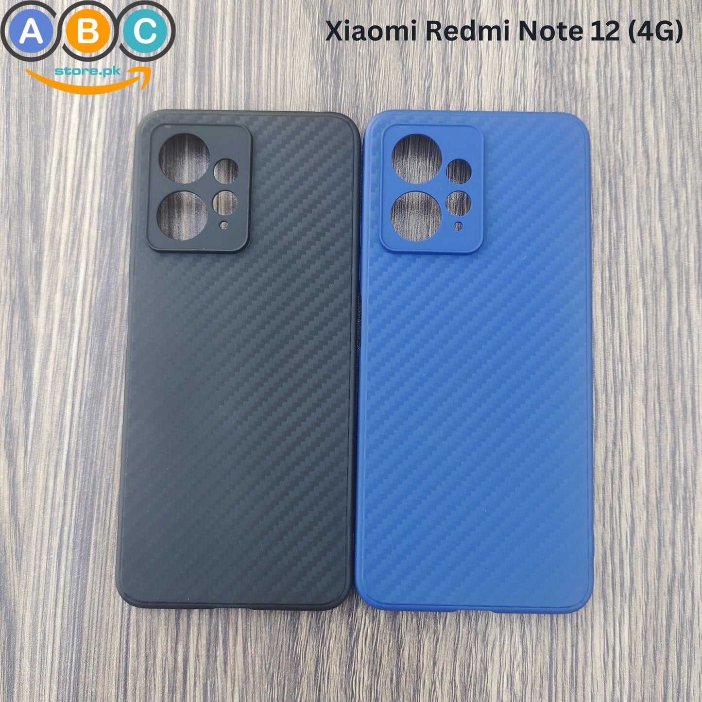 Xiaomi Redmi Note 12 4G Case, Carbon Fiber Texture Soft Lightweight TPU Back Cover