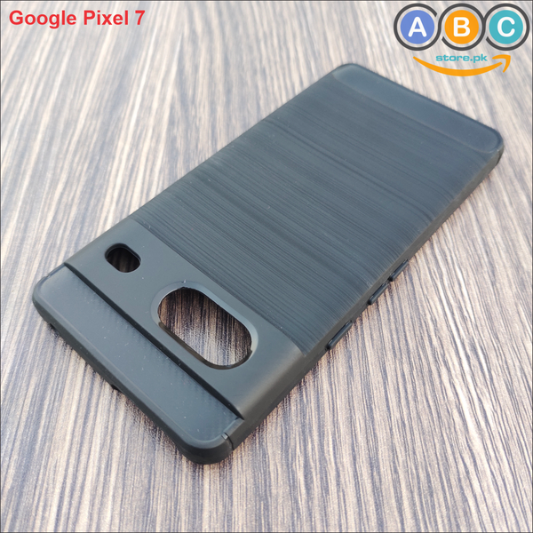 Google Pixel 7 Case, Brushed Texture TPU Shockproof Back Cover