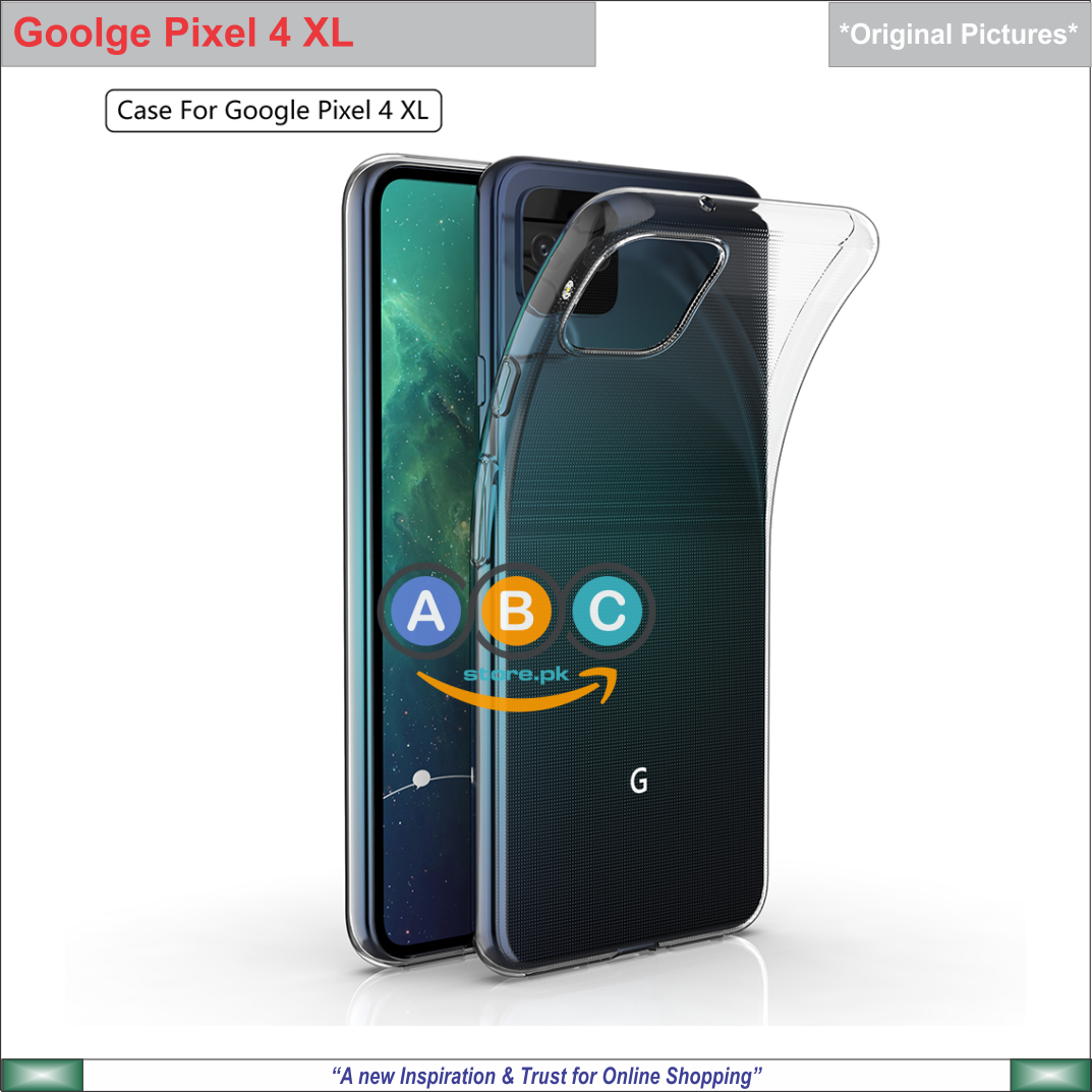Google Pixel 4 XL Case, TPU Ultra Clear Soft Silicone Phone Back Cover