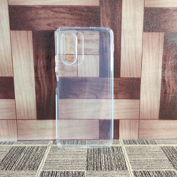 Xiaomi Poco F3 Case, Soft TPU with Dust Plugs (NO Corner Bumpers) Ultra Clear Back Cover