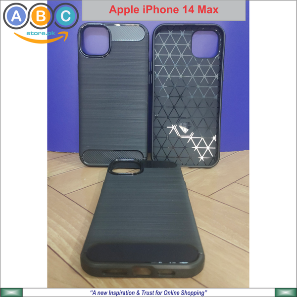 Apple iPhone 14 Max, Brushed Texture TPU Shockproof Back Cover