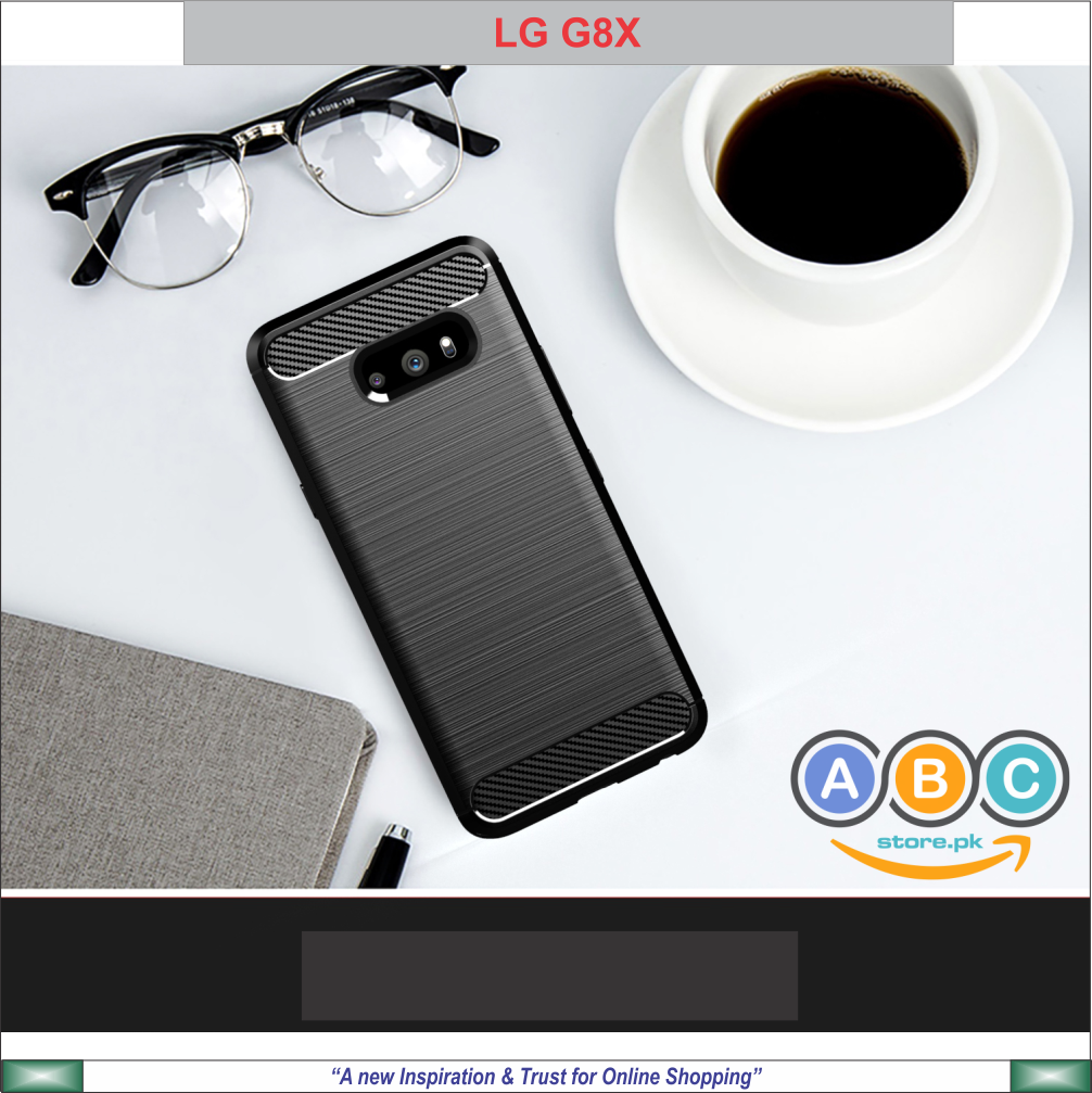LG G8X / LG V50s 5G Case, Brushed Texture TPU Shockproof Back Cover