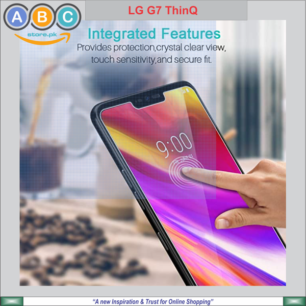 LG G7 ThinQ, Polished Tempered 2.5D 9H Glass Screen Protector