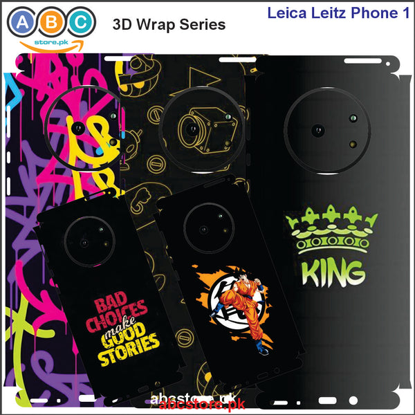 Leica Leitz Phone 1, 3D Embossed Full Back Protection Phone Vinyl Wrap