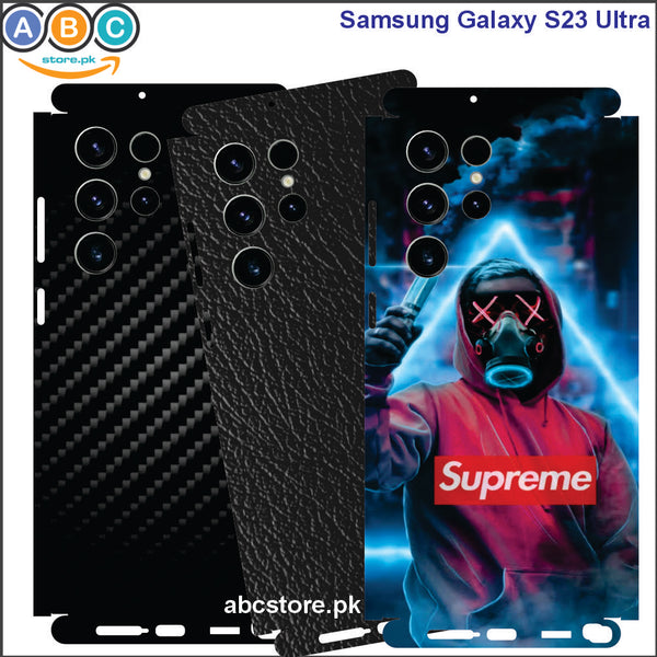 Samsung Galaxy S23 Ultra, Printed Full Back Protection Phone Vinyl Wrap